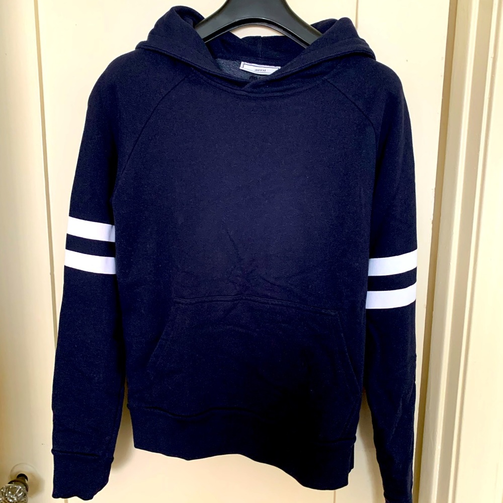 AMI navy blue hooded sweatshirt